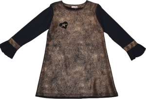 ΠΑΙΔΙΚΟ ΦΟΡΕΜΑ NEK KIDS WEAR 125017 ΜΠΡΟΝΖΕ-ΜΑΥΡΟ