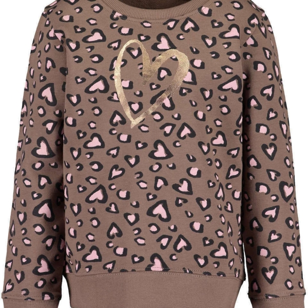 Παιδικό Φούτερ ''Animal Print '' Blue Seven 717582X Καφέ