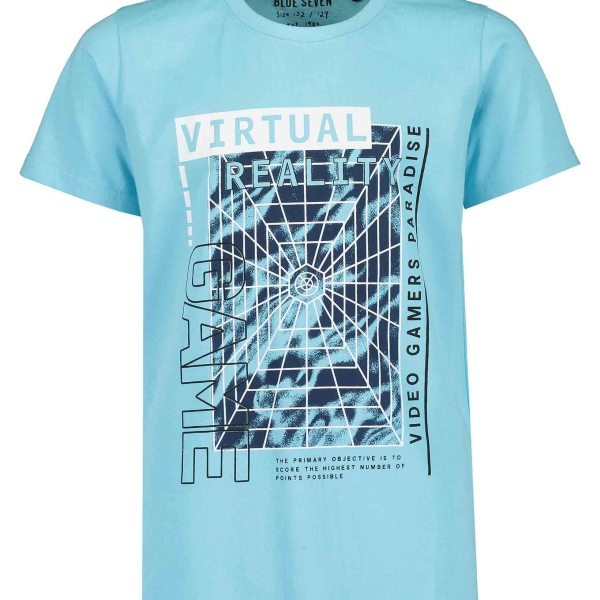 Παιδικό Βαμβακερό T-Shirt Blue Seven 602749X Γαλάζιο