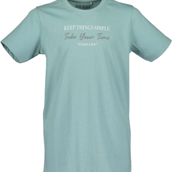 Παιδικο Βαμβακερό T-shirt Για Αγόρια Blue Seven 602770X Βεραμάν
